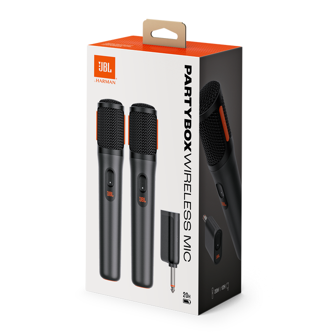 JBL Draadloze Microfoons Partybox 2 stuks Zwart