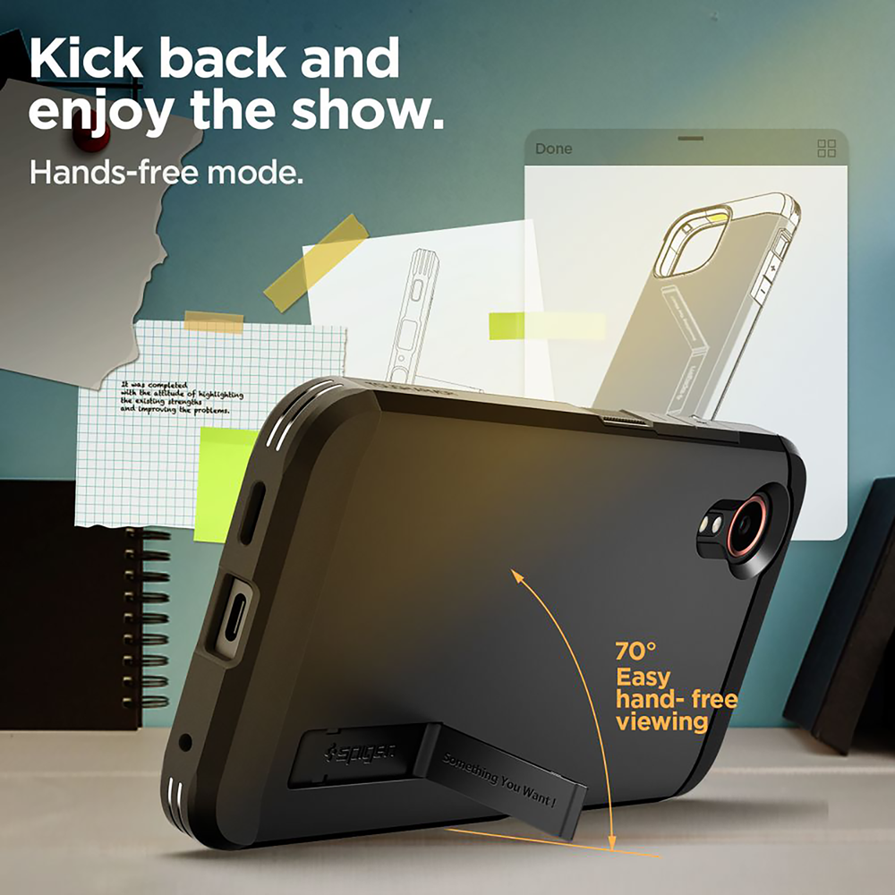 Spigen ACS07505 Tough Armor Case Samsung Galaxy Xcover7 Zwart