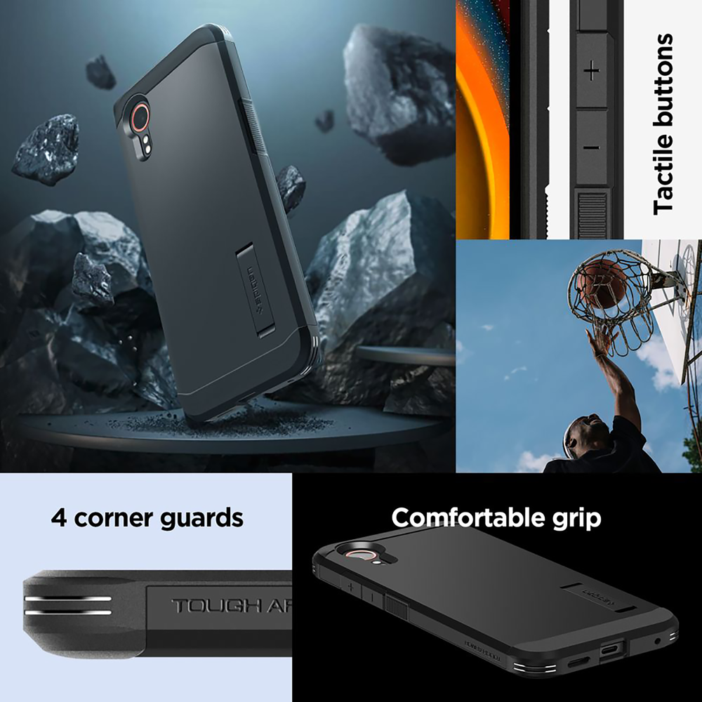 Spigen ACS07505 Tough Armor Case Samsung Galaxy Xcover7 Zwart