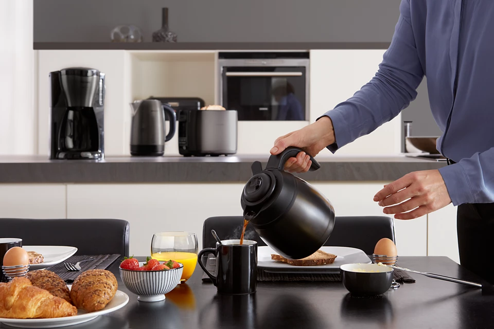 Philips HD7547/80 Gaia Koffiezet Zwart