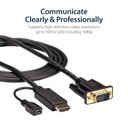 Startech HD2VGAMM10 HDMI naar VGA Actieve Convertorkabel 3m Zwart