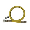 Scanpart 1404019100 Gasslang Inox 1/2" 100cm Geel