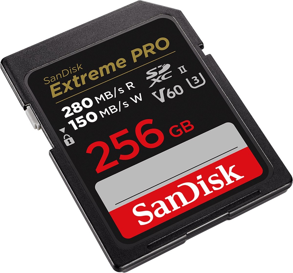 Sandisk  SDSDXEP-256G-GN4IN SDXC Extreme Pro SD Kaart 256GB 