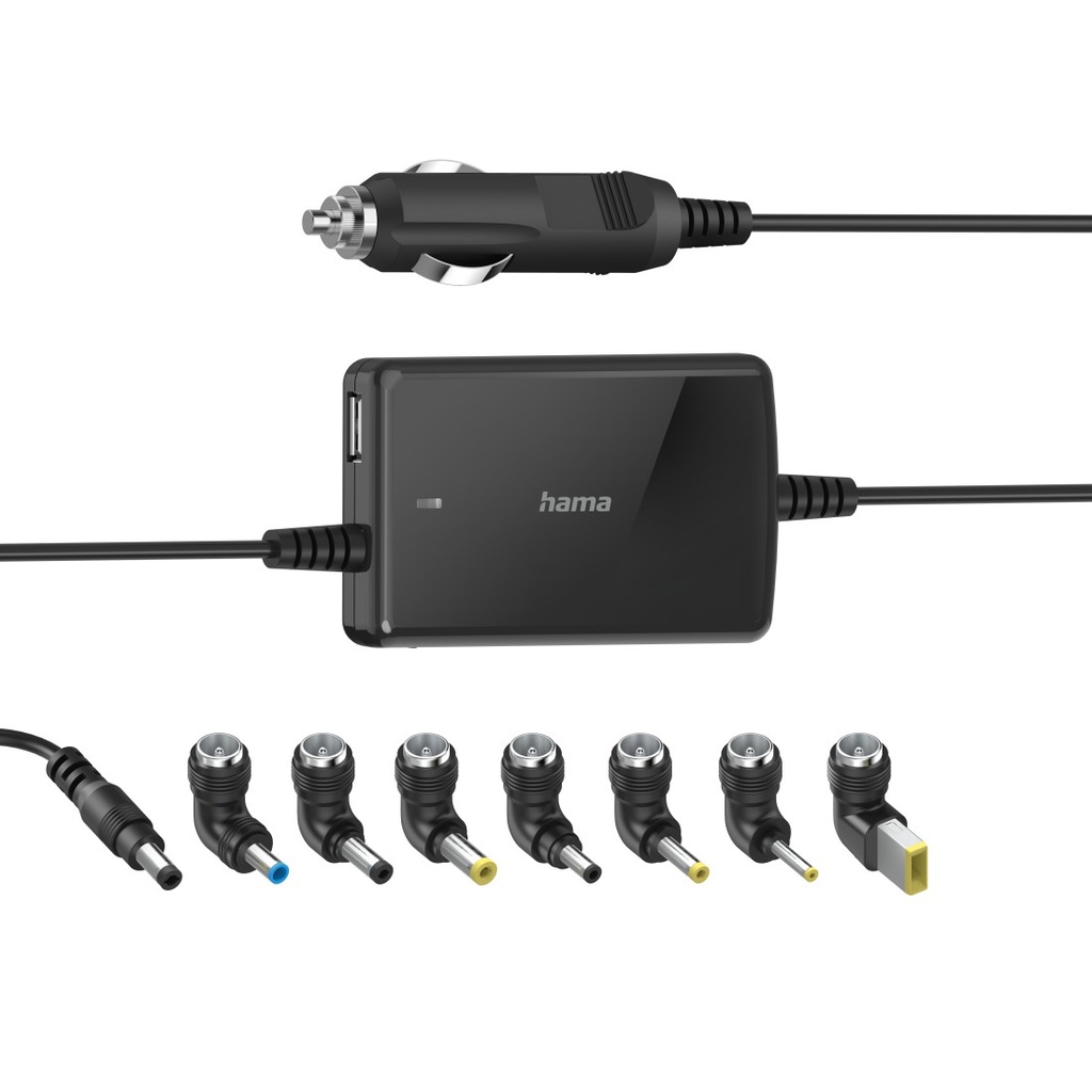 Hama 00200008 Universele Auto-notebook Adapter Slim & Light 15, 16,19V/70W