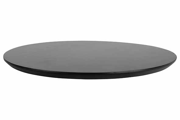 Cosy & Trendy 5857012 Black&Wood Lazy Susan 39.5 x 3.5 cm Bamboe Zwart