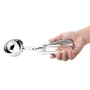 Vogue J090 Ijsschep/Portioneerlepel 125 ml RVS Grijs