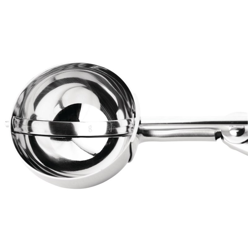 Vogue J090 Ijsschep/Portioneerlepel 125 ml RVS Grijs