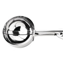 Vogue J090 Ijsschep/Portioneerlepel 125 ml RVS Grijs