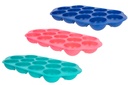 Hega Hogar 016668 Ijsvorm Flexibel 26x14cm 3 Stuks Nylon Roze/Blauw/Groen