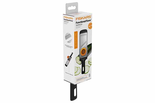 Fiskars 1014416 Handmandoline 32cm RVS/Kunststof Zwart