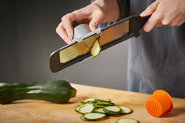 Fiskars 1014416 Handmandoline 32cm RVS/Kunststof Zwart
