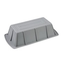 Vogue DA525 Bakvorm siliconen 6(h) x 13(b) x 25,5(d)cm Grijs