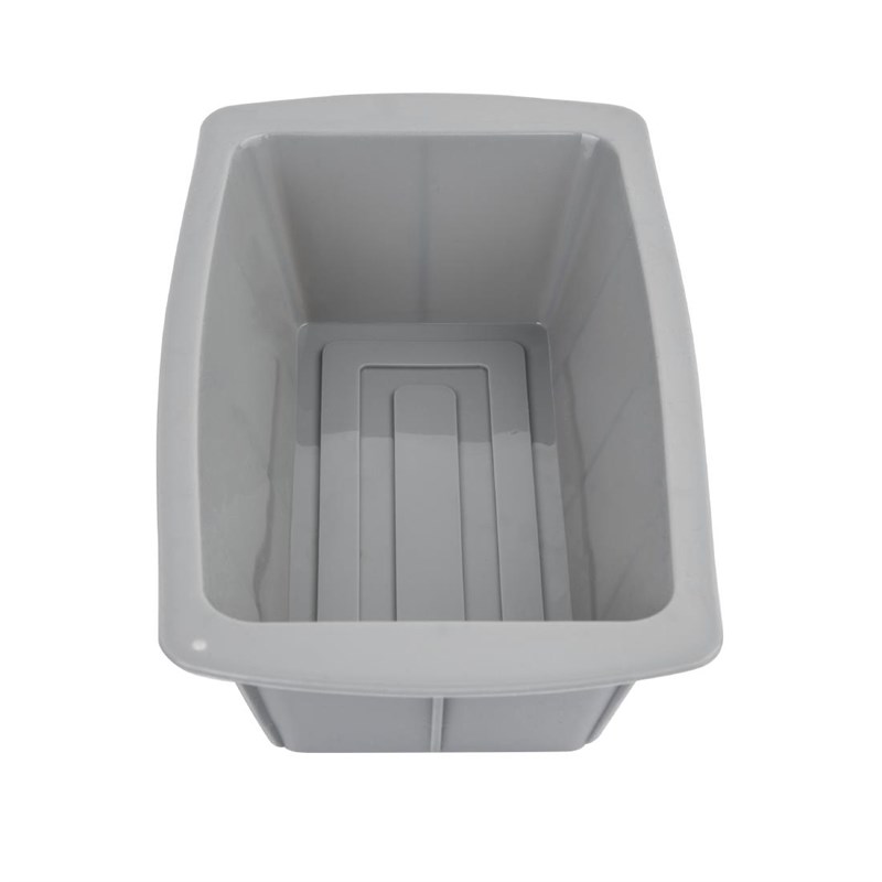 Vogue DA525 Bakvorm siliconen 6(h) x 13(b) x 25,5(d)cm Grijs