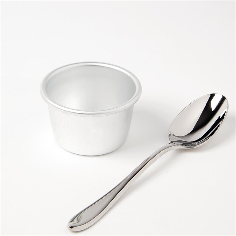 Vogue K513 Bakvormen set 5.5(Ø)x3.2cm 85ml Aluminium Grijs