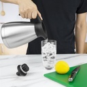 Olympia GD298 Thermoskan met schroefdop 1l RVS Grijs