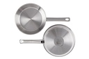 Cosy & Trendy 1981220 Braadpan 20(Ø)x7,5cm RVS Grijs