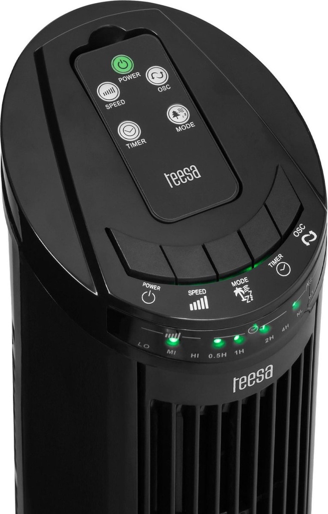 Teesa TSA8032 Torenventilator met afstandsbediening 50W zwart