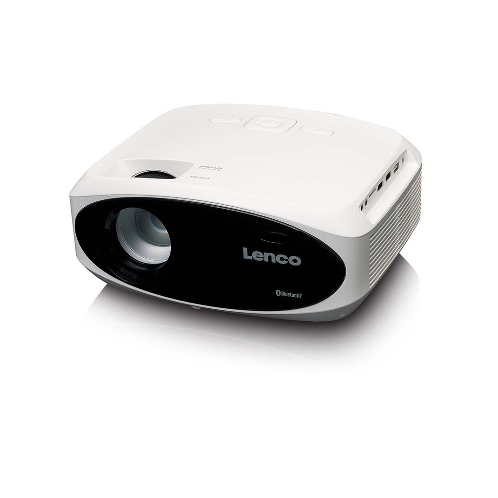 Lenco LPJ-900WH 1080p LCD-projector met Bluetooth Wit