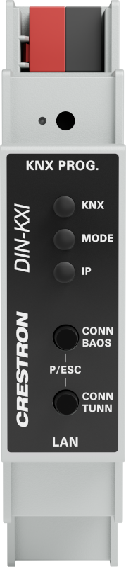 Crestron DIN-KXI KNX Secure IP Gateway DIN-railmontage Grijs