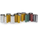 Zebra 1474430 5095 Hoogwaardig lint 84 mm x 74 m 12 stuks zwart