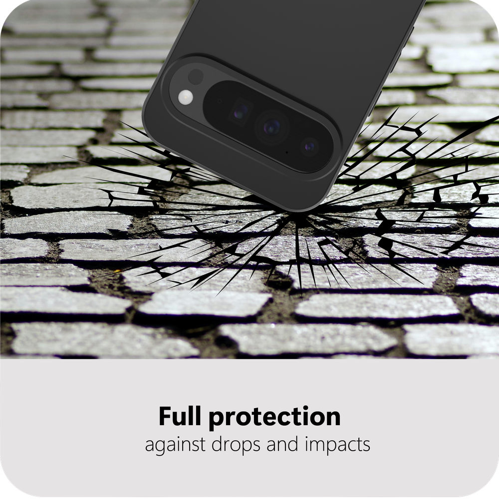 Just in Case MGO2782KL1 KickLite Case Google Pixel 10 Pro XL Zachte TPU Cover Zwart