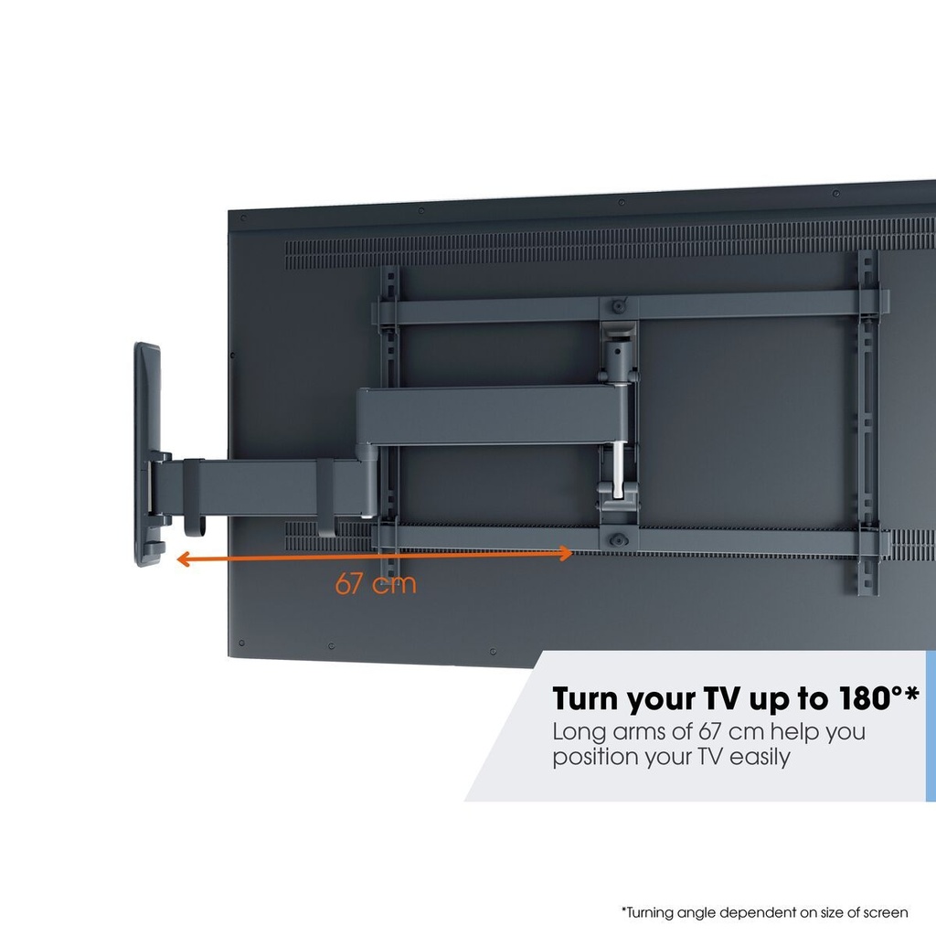 Vogels TVM 3645 TV-Beugel Draai & Kantelbaar 40-77" Zwart