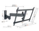 Vogels TVM 3645 TV-Beugel Draai & Kantelbaar 40-77" Zwart