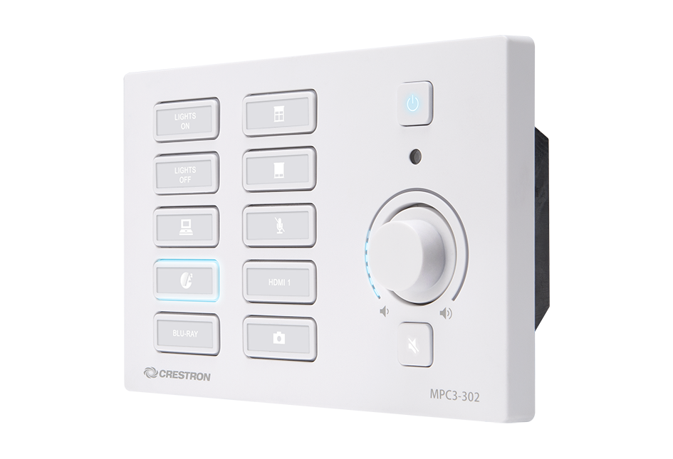 Crestron MPC3-302-W 3-serie media presentatie controller wit