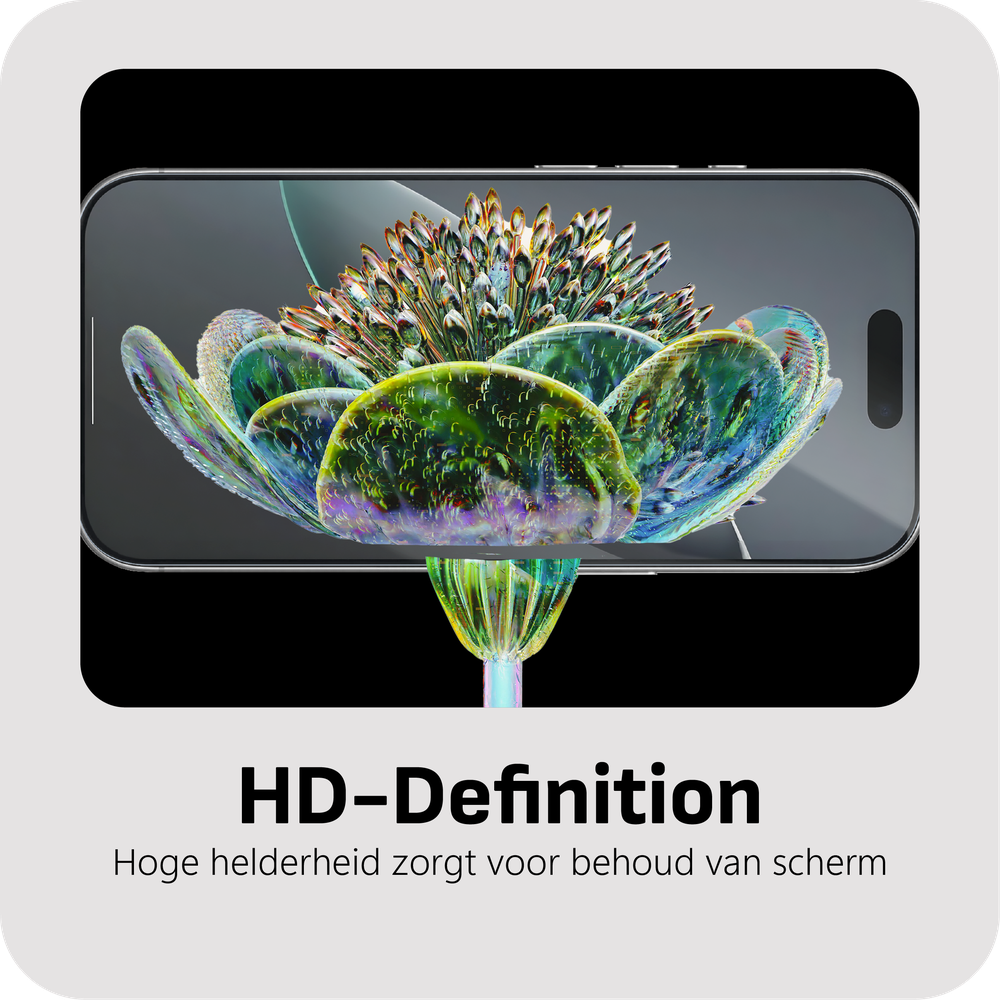 Just in Case MAP2761SG0 Screenprotector Gehard Glas voor iPhone 17