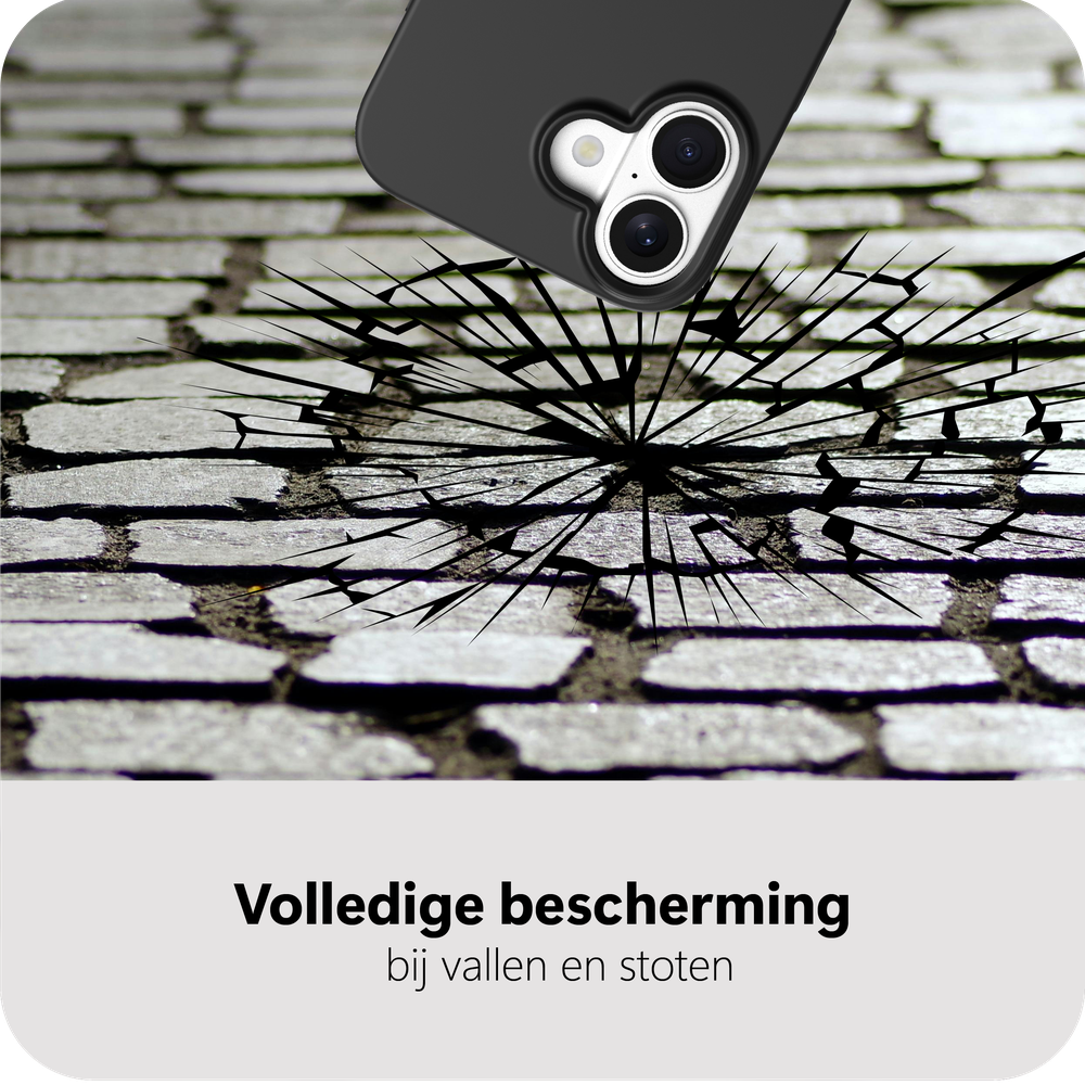 Just in Case MAP2761ZC1 Zachte TPU Achterkant Zero% iPhone 17 Zwart