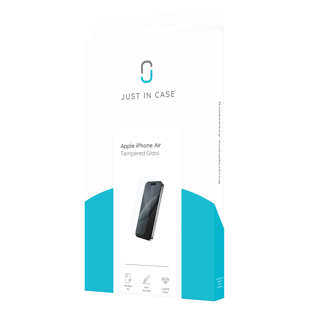 Just in Case MAP2764SG0 Screenprotector Gehard Glas iPhone Air