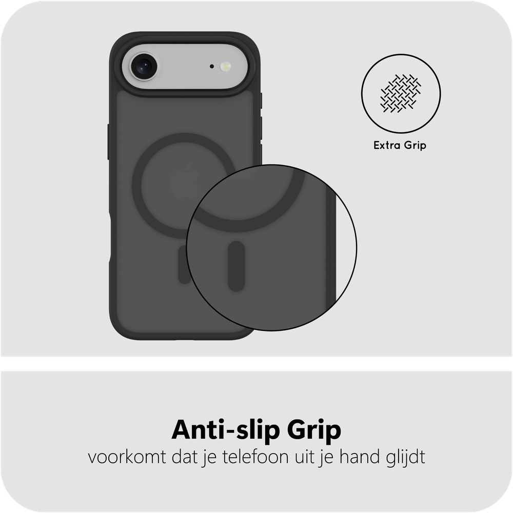 Voor het geval dat MAP2764AE1M Militaire kwaliteit backcover ArmorElite iPhone 17 Air Zwart