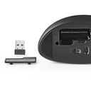 Nedis ERGOMSWS100BK Draadloze Muis Instelbare DPI Rechtshandig Zwart