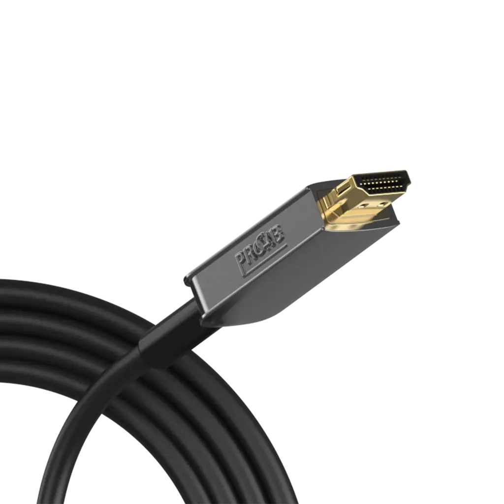 Procab CLV215A/10 HDMi-kabel HDMI - Micro HDMI  Active optical Afneembare connector 10m Zwart