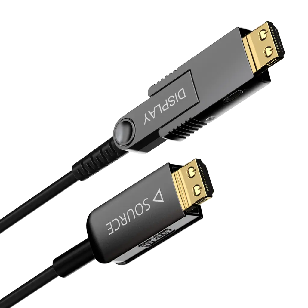 Procab CLV215A/30 HDMi-kabel HDMI - Micro HDMI  Active optical Afneembare connector 30m Zwart