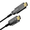 Procab CLV215A/30 HDMi-kabel HDMI - Micro HDMI  Active optical Afneembare connector 30m Zwart