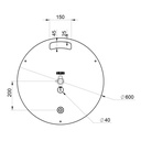 Hilec H11419 Stick-RB Ronde zware voet luidsprekerstandaard 1m80 Zwart