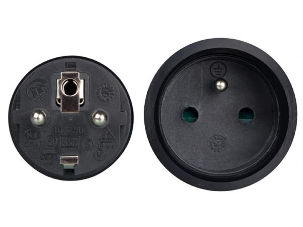 Perel EC10B verlengkabel H05VV-F 3G1.5 10m Penaarde Zwart