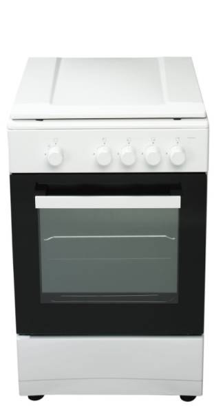 Everglades EVCK039 Vrijstaande gasfornuis 50cm Breed Wit