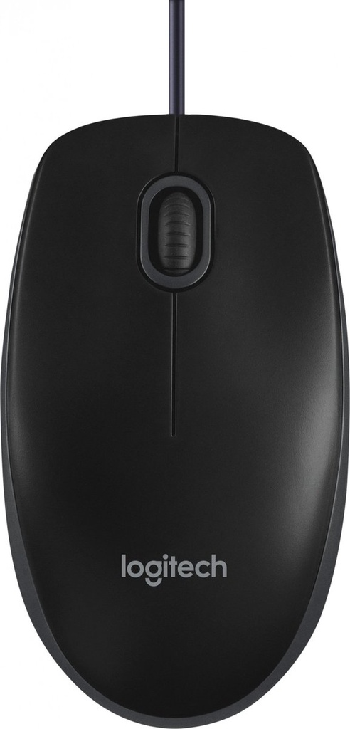 Logitech 910-003357 Bedrade Muis B100 800DPI 3 Knoppen Zwart