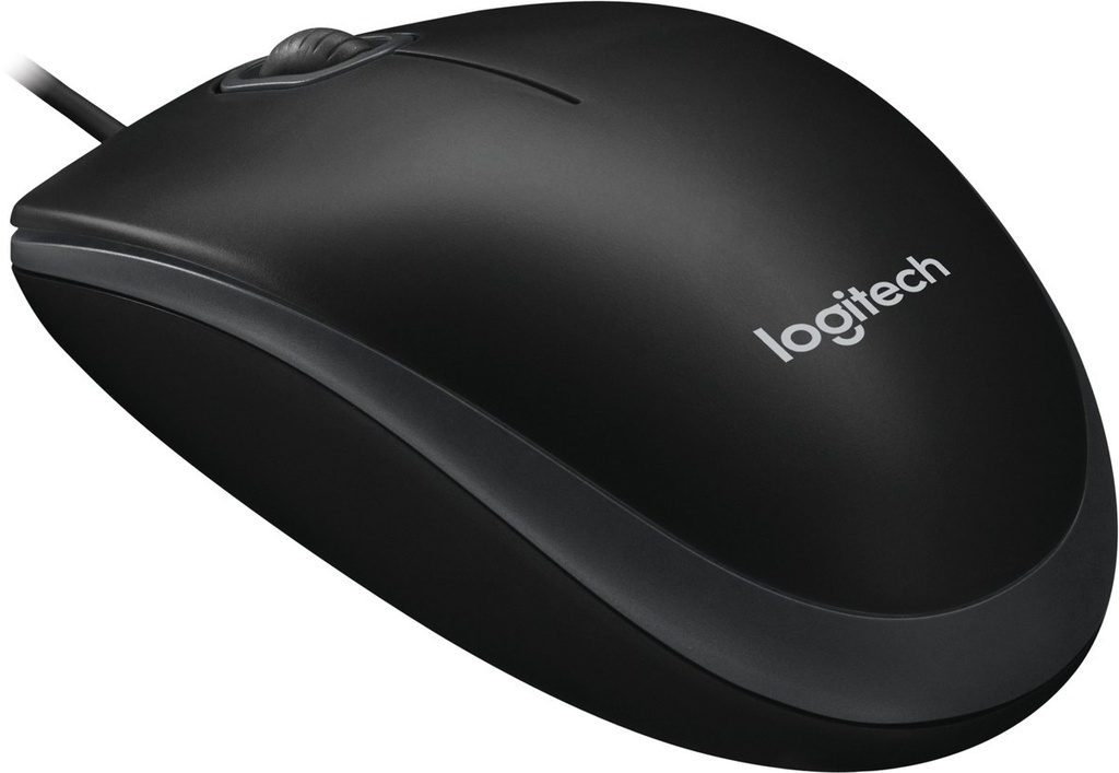 Logitech 910-003357 Bedrade Muis B100 800DPI 3 Knoppen Zwart