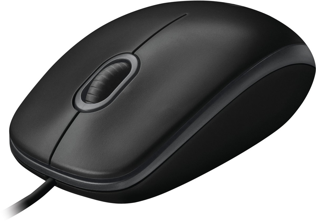 Logitech 910-003357 Bedrade Muis B100 800DPI 3 Knoppen Zwart