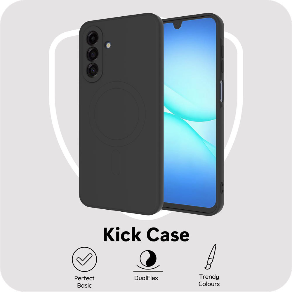 Just in Case MSA2802KC1M Kick Case Samsung Galaxy A17 TPU Achterkant Zwart
