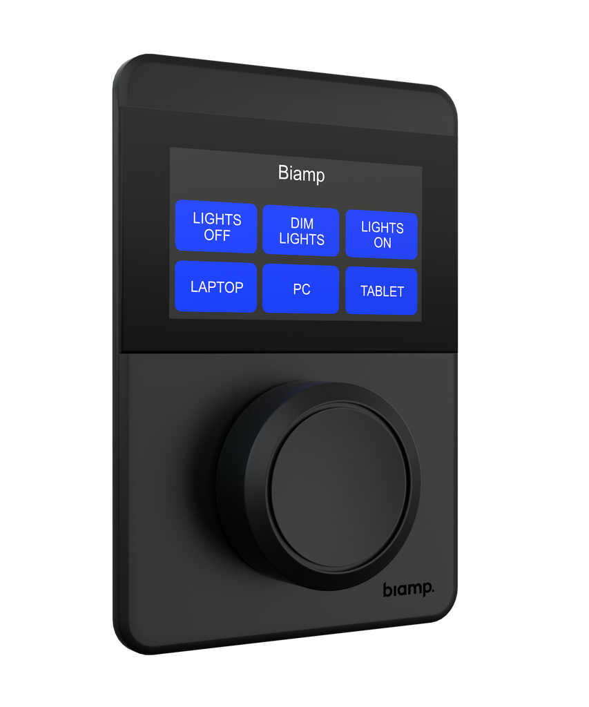 Biamp Apprimo TEC-X 1000 Tesira bedieningspaneel Touchscreen Zwart