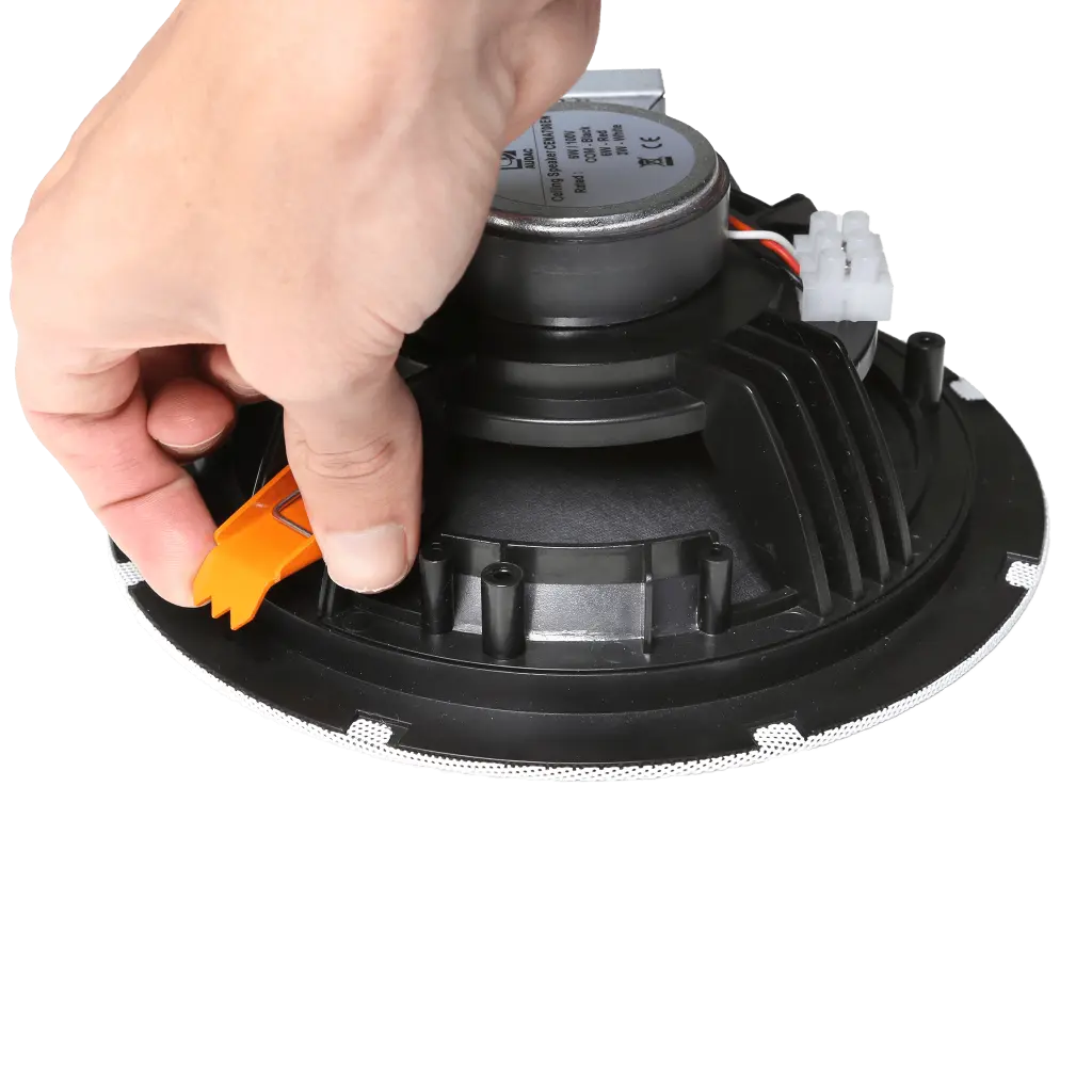 Audac - CENA812I/W -SpringFit™ 8" plafondluidspreker 100V & 8Ω Wit