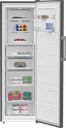 Beko B1RFNE314G Diepvries 187cm 286l 250.23 kWh/jaar Grijs