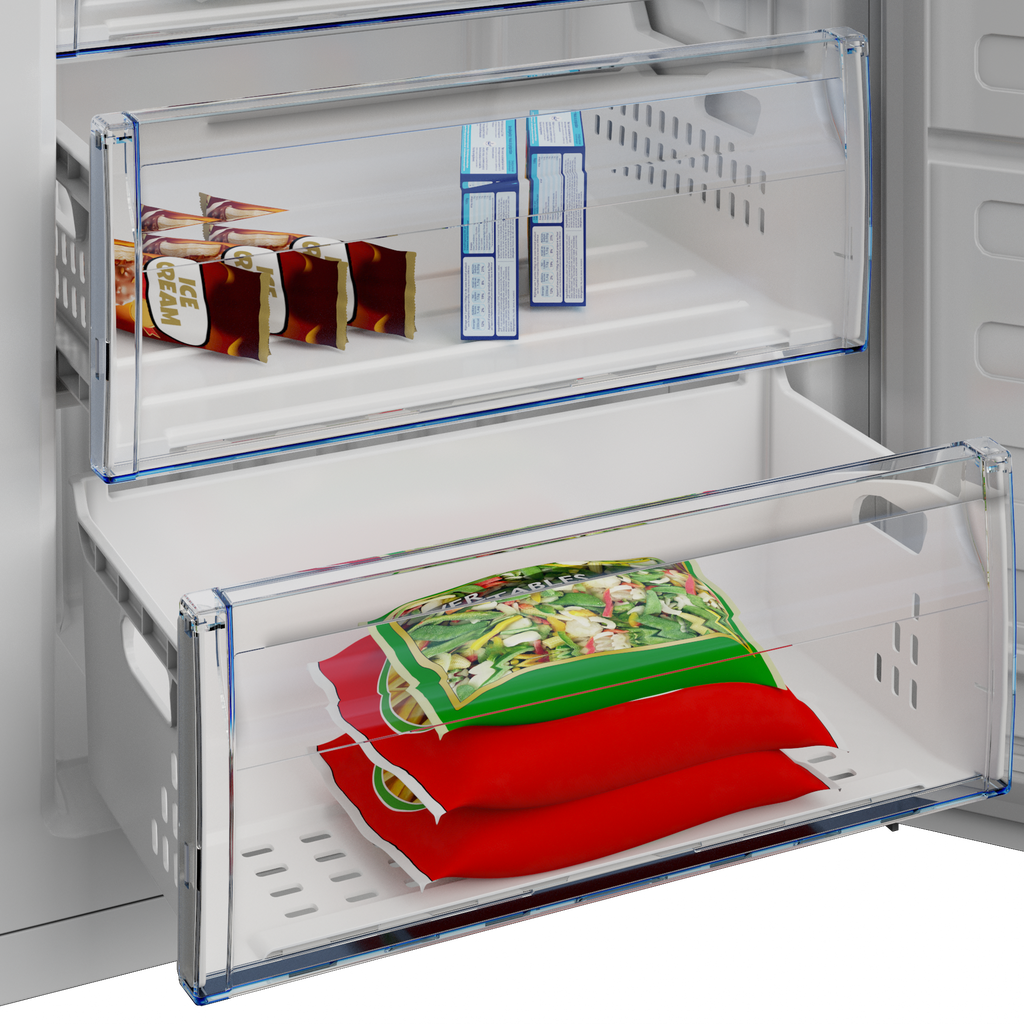 BEKO RFSA240M41WN Diepvries 215l Wit