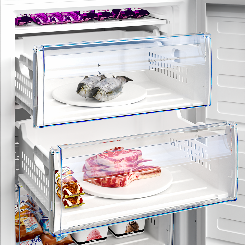 BEKO RFSA240M41WN Diepvries 215l Wit