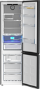 Beko B5RCNE406LXBRW Koel/vries-Combi 204cm 355l 169.73 kWh/jaar Zwart