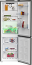 Beko B5RCNA366HG Koel/vries-Combi 187cm 316l 165.35 kWh/jaar Grijs